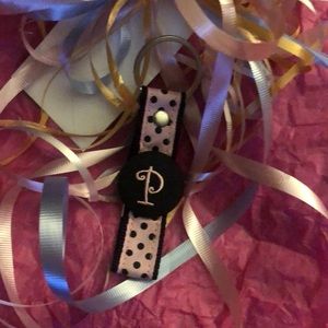 “P” keychain